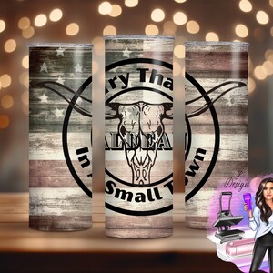 Jason Aldean Try That In A Small Town 20oz Tumbler Wrap