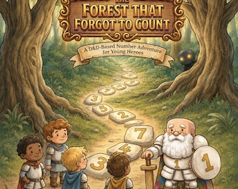 The Forest That Forgot to Count – Kids D&D-Inspired Math Adventure for Ages 3–7 - Chapter 2 - Kingdom of Numeria