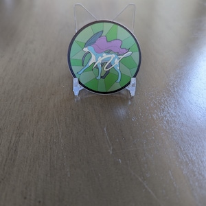 Suicune Stained Glass Sticker