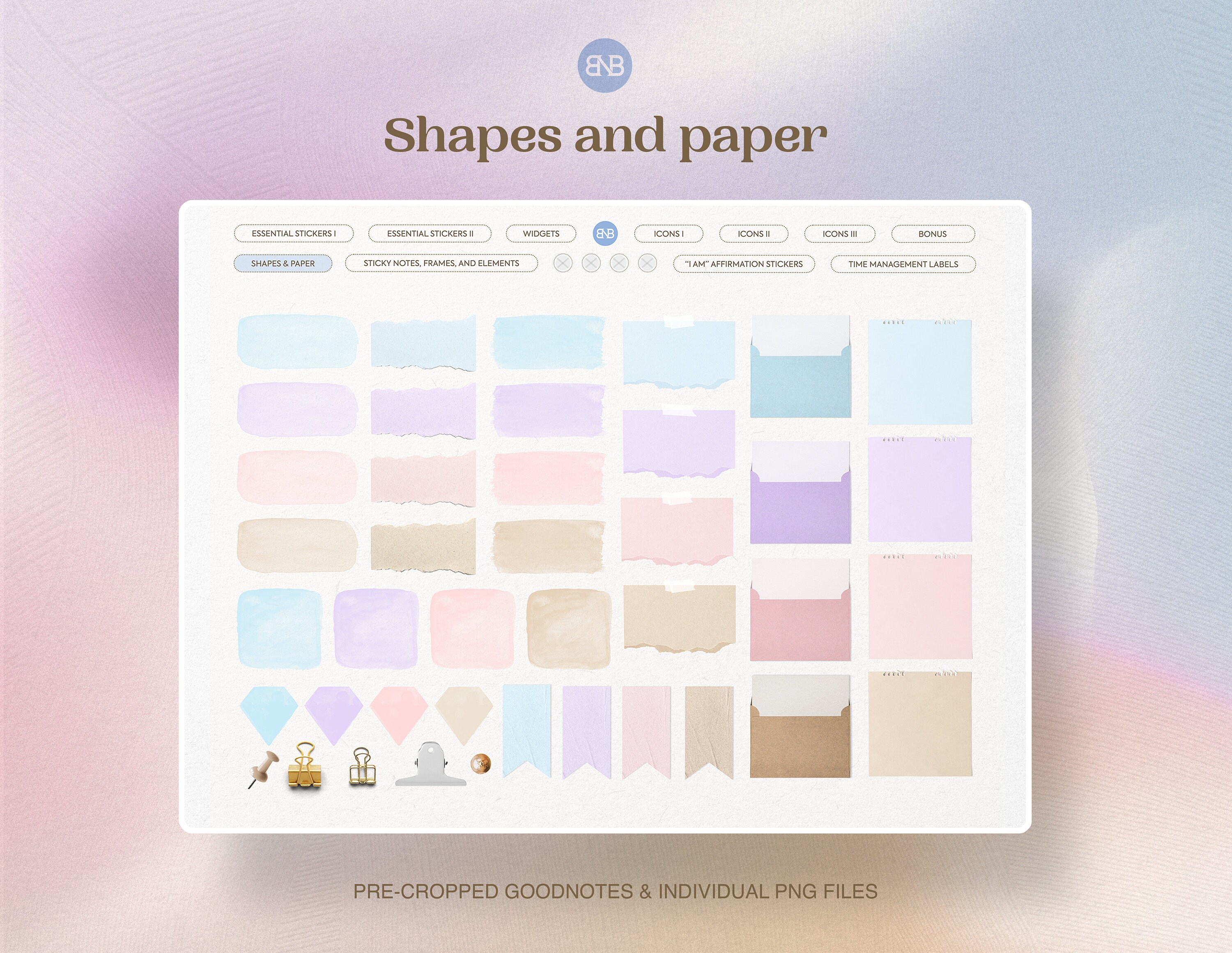 Goodnotes Digital Stickers for Everyday Use Aesthetic Stickers iPad ...