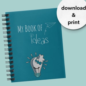 Digital Journal - Book of Ideas - Printable journal