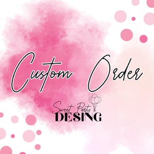 Custom Order Cake Topper