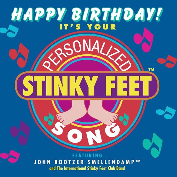 MP3-Personalized Happy Birthday Stinky Feet Song