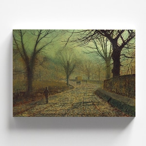 Stapleton Park, near Pontefract by John Atkinson Grimshaw | Victorian Art Print (B4161)