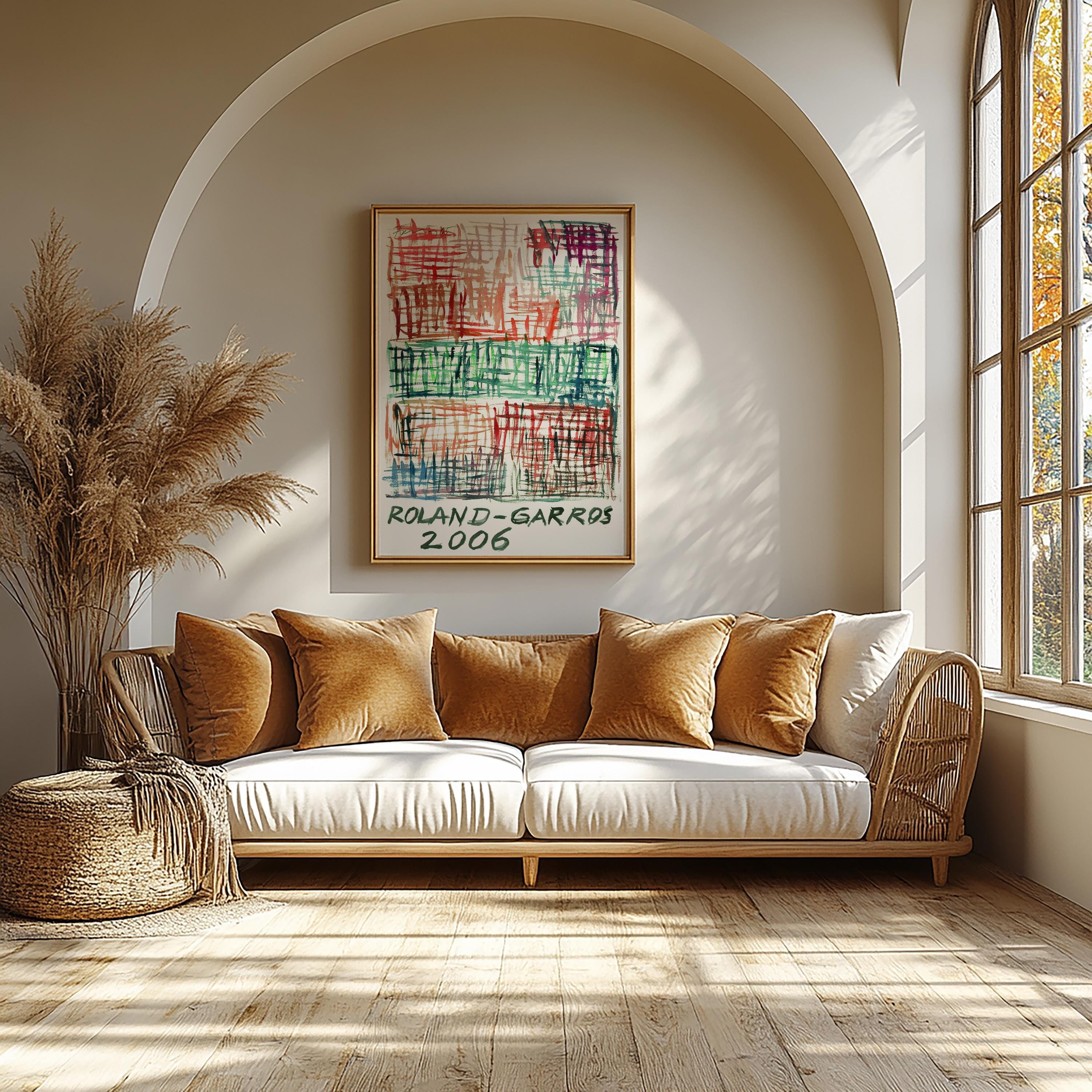 Affiche Roland-Garros 2006 par Günther FÖRG Affiche Roland-Garros 2006 par Günther FÖRG