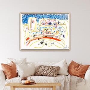 Toros y Toreros av Pablo Picasso Canvastavlor | Temple Complex Art, abstrakt konst från 1960-talet (B0526)