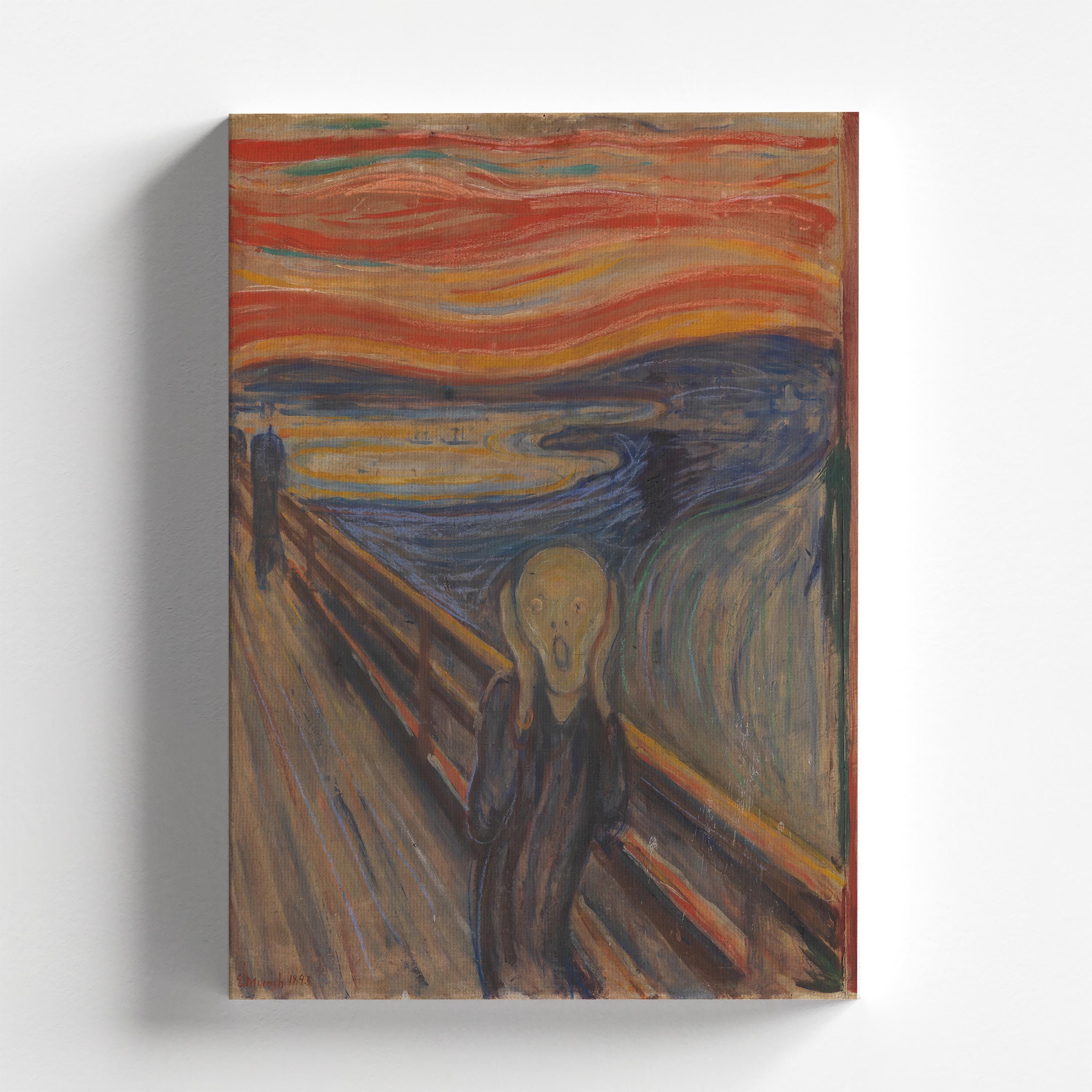The Scream (skrik) by Edvard Munch 1893 | Expressionism Art Print