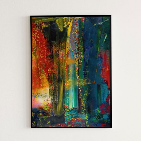 Abstract Painting No. 599 by Gerhard Richter 1986 | Abstract Expressionism, Abstract