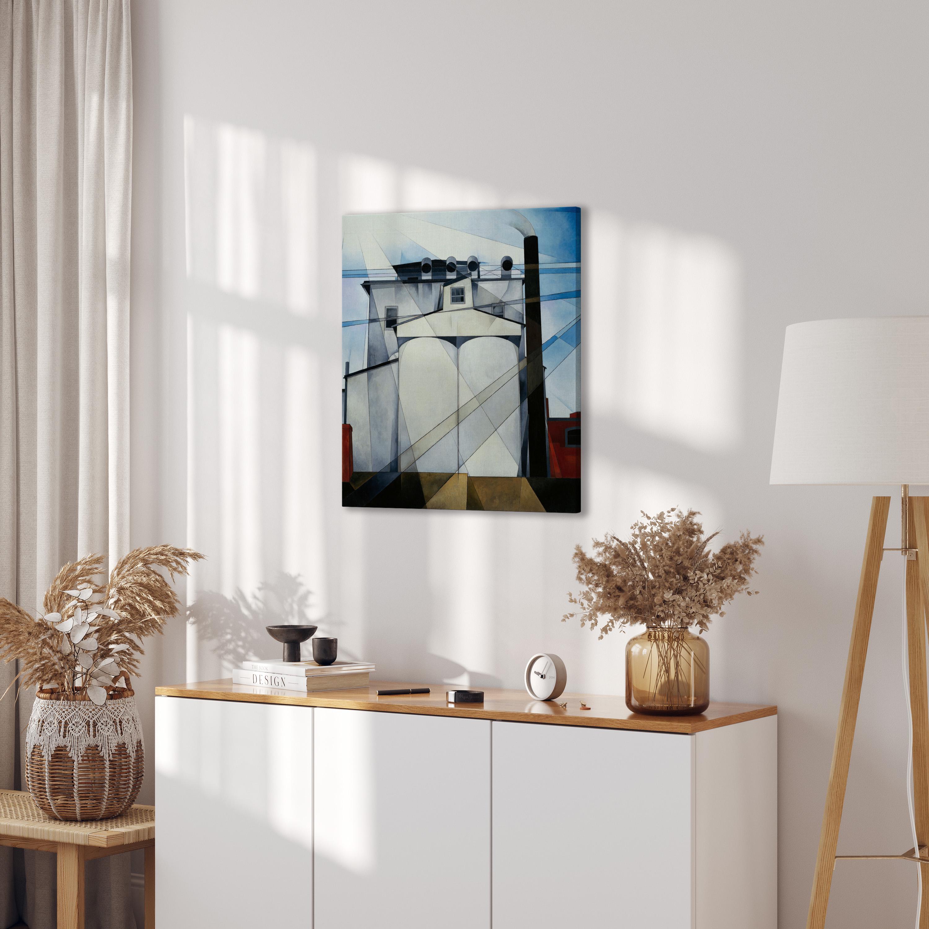 My Egypt by Charles Demuth | Industrial Architecture Canvas Art