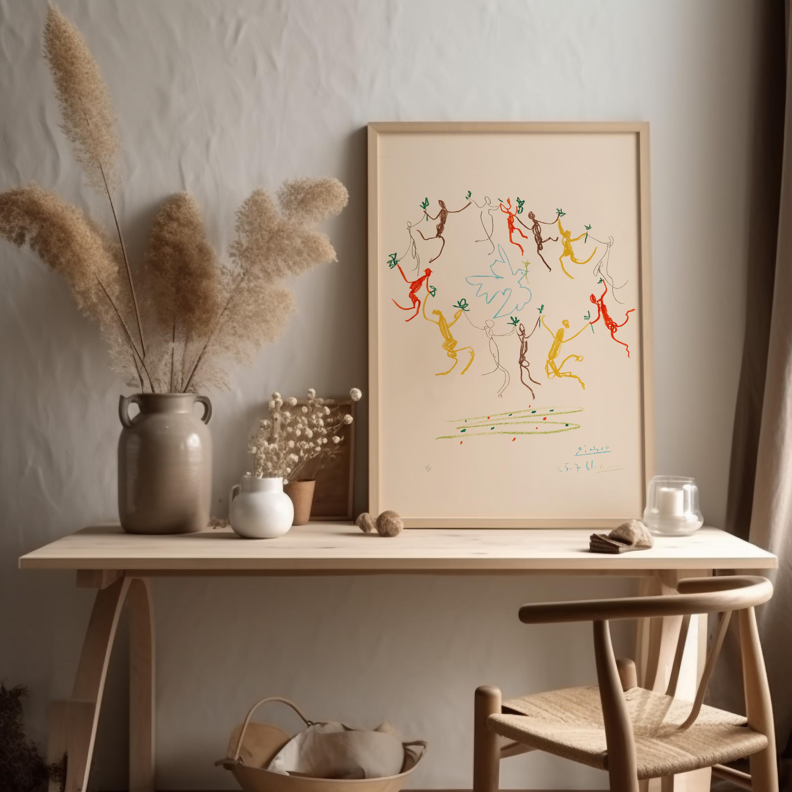 Picasso Kunstposter 'La Ronde De La Jeunesse' (1961) – Hochwertiger Kunstdruck, 60x80 Cm, Ideal Zum Aufhängen