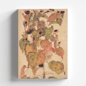 Sunflower (Sonnenblumen) by Egon Schiele 1911 | Expressionism Art Print (B4753)