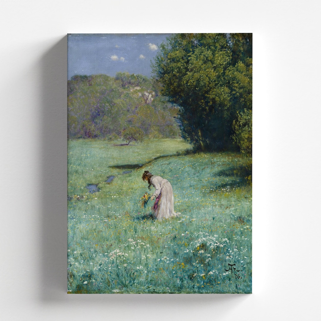 Forest Meadow by Hans Thoma 1876 | Realism Art Print (D0983) - Etsy