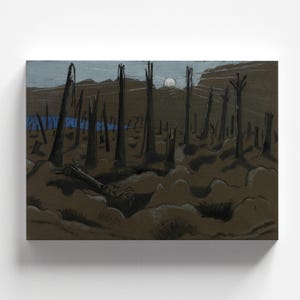 Sunrise, Inverness Copse by Paul Nash 1918 | War Art Art Print (D0961)