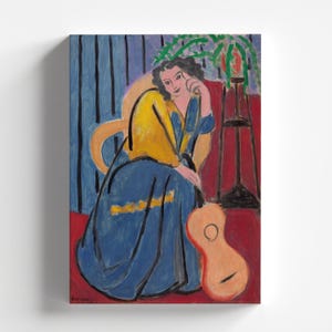 Guitar Woman Matisse - Etsy
