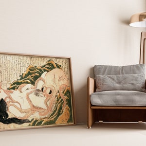 The Dream of the Fisherman's Wife by Katsushika Hokusai 1814 Ukiyo-e