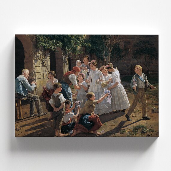 The Morning of the Feast of Corpus Christi by Ferdinand Georg