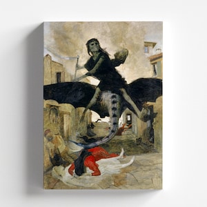 Plague by Arnold Böcklin 1898 | Symbolist Art Print (D0714)