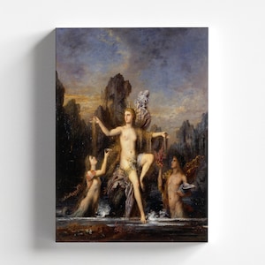 Venus Rising from the Sea by Gustave Moreau 1866 | Symbolism Art Print (D0921)