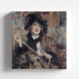 Portrait of Mademoiselle Podbelskaya by Nicolai Fechin 1912 | Russian Art Print (D0705)
