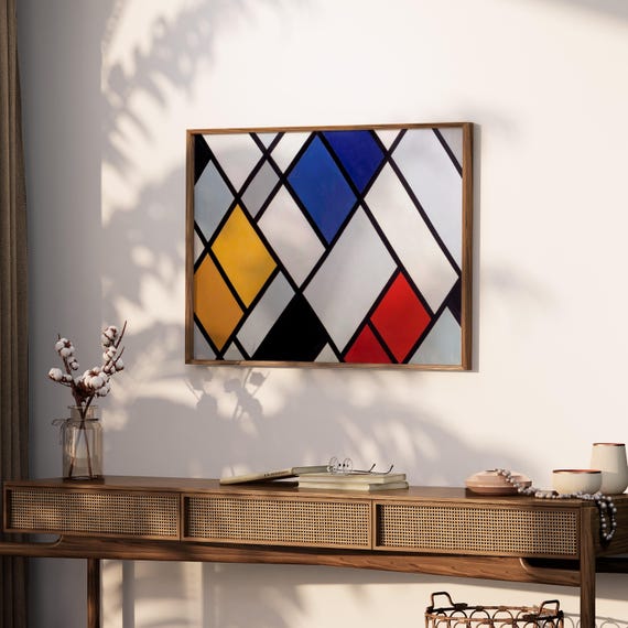 Composition XVI by Theo Van Doesburg 1925 | De Stijl Art Print