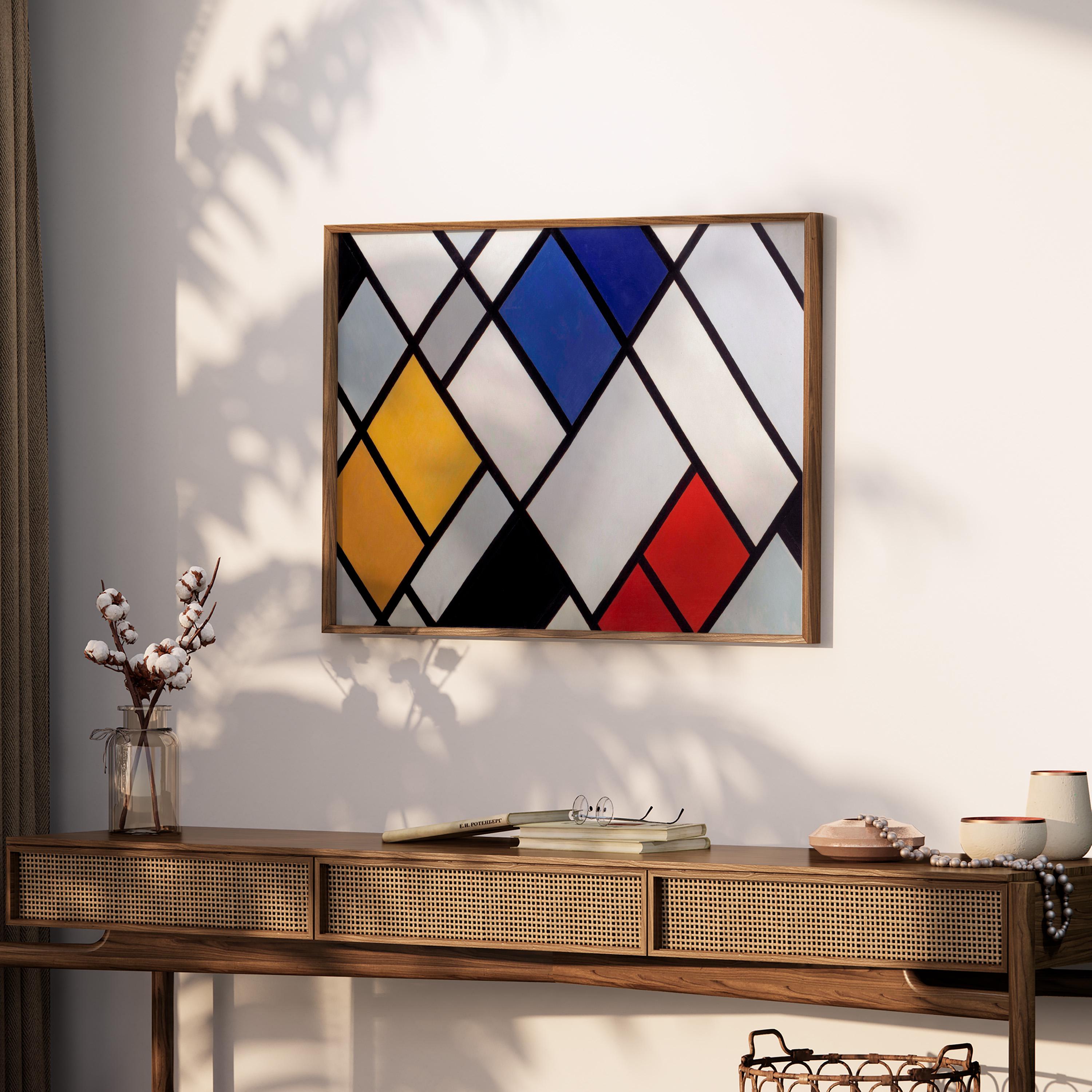Composition XVI by Theo Van Doesburg 1925 | De Stijl Art Print
