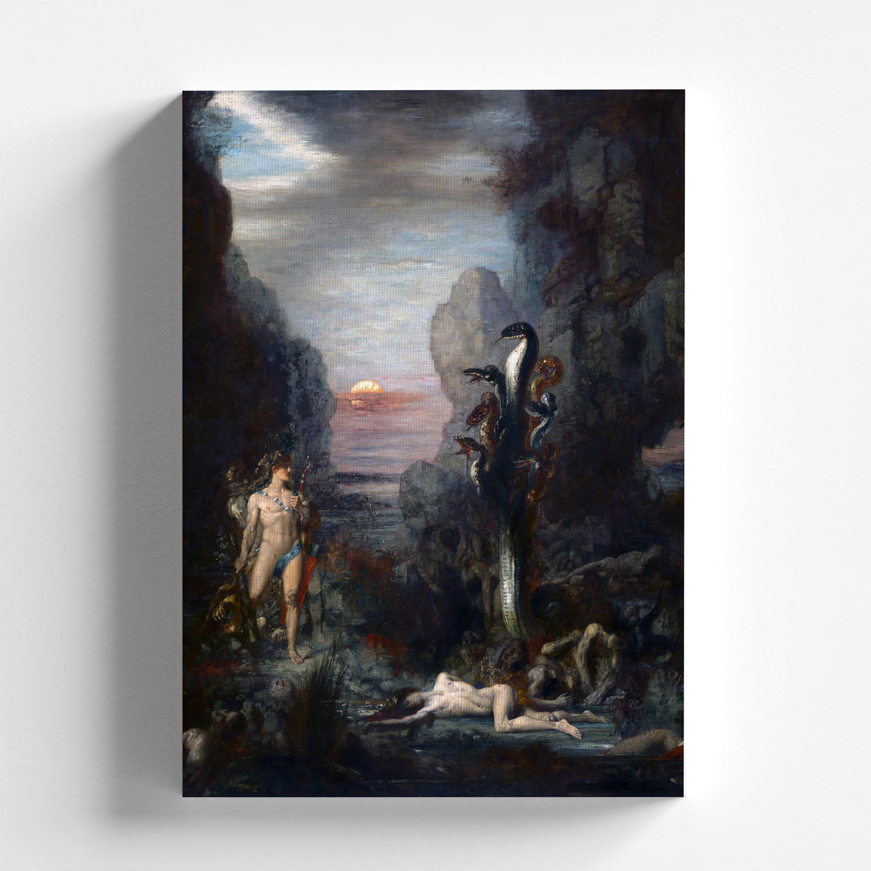 Hercules and the Lernaean Hydra by Gustave Moreau 1964 | Symbolism