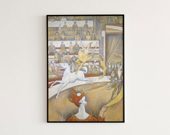 The Circus (Le Cirque) by Georges Seurat 1890-91 | Pointillism, Neo-Impressionism, Genre Painting