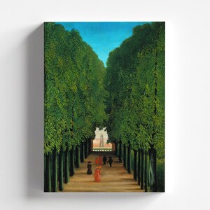 The Avenue in the Park at Saint Cloud by Henri Rousseau 1908 | Naïve Art Print (D0725)