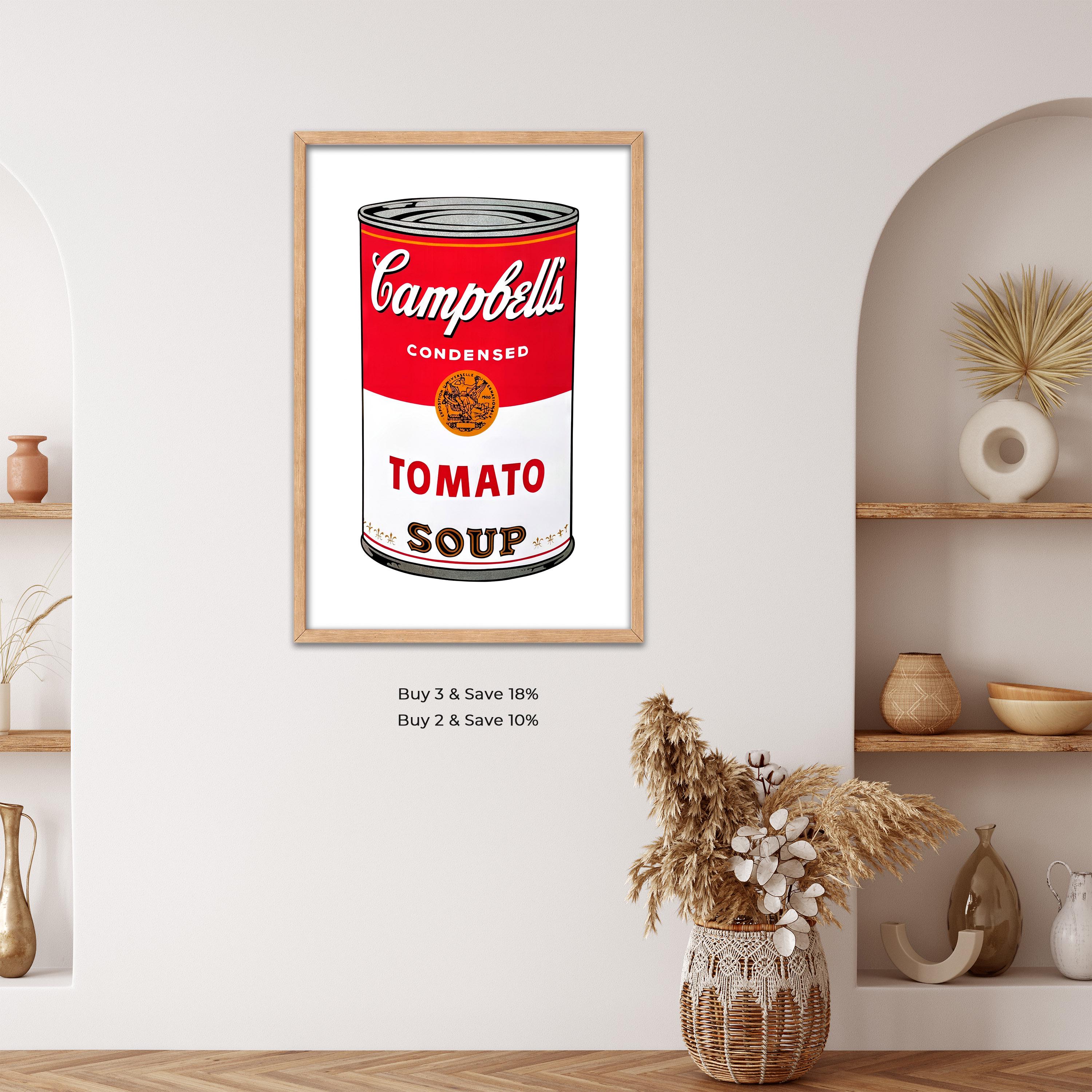 Tomato Soup Print by Andy Warhol Poster Print | Tomato Soup Print