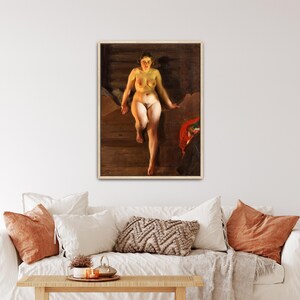 Loft Bed by Anders Zorn Canvas Print | Figure Painting, Realist Portrait (D0882)