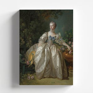 Madame Bergeret by François Boucher 1766 | Rococo Art Print (B4150)