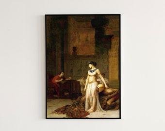 Cleopatra and Caesar by Jean-Léon Gérôme 1866 | Academicism, Orientalism, History Painting