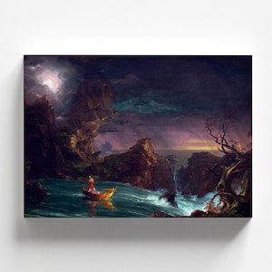 The Voyage of Life: Manhood by Thomas Cole 1842 | Romanticism Art Print (D1232)