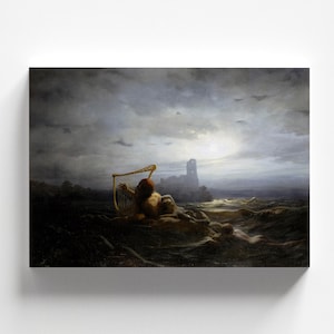 The Water-Sprite and Ägir&#39;s Daughters by Nils Blommér 1850 | Romanticism Art Print (D1005)