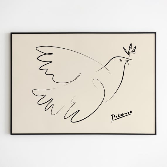 Blue Dove of Peace Lithograph by Pablo Picasso | Modern
