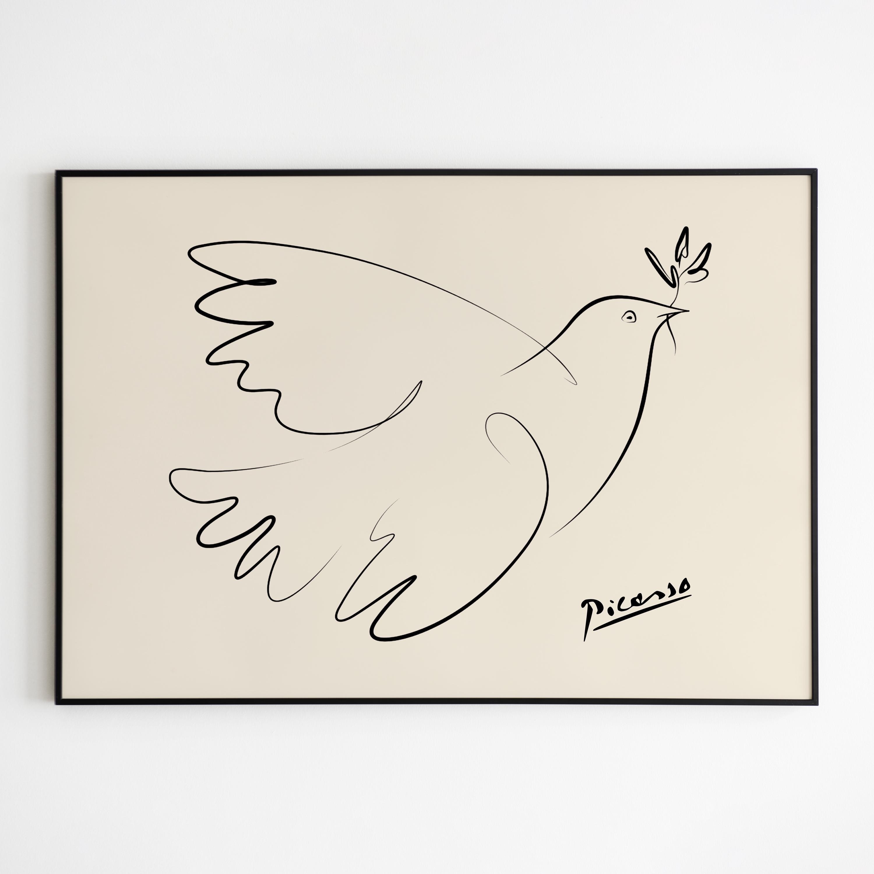 Blue Dove of Peace Lithograph by Pablo Picasso | Modern