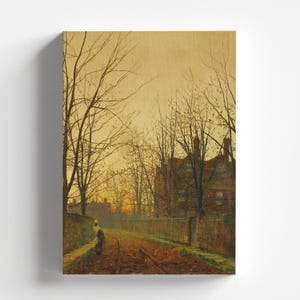 Late October by John Atkinson Grimshaw | Victorian Art Print (B4130)