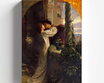 Romeo and Juliet by Frank Bernard Dicksee 1884 | Pre-Raphaelite Art Print (D1022)