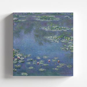 Seerosen von Claude Monet 1899 | Impressionismus Kunstdruck (B4079)