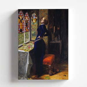 Mariana in the Moated Grange by John Everett Millais 1851 | Pre-Raphaelite Art Print (D0208)
