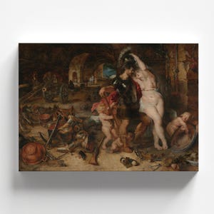 The Return from War Mars Disarmed by Venus by Peter Paul Rubens, Jan Brueghel the Elder 1610-12 | Baroque Art Print (D1058)