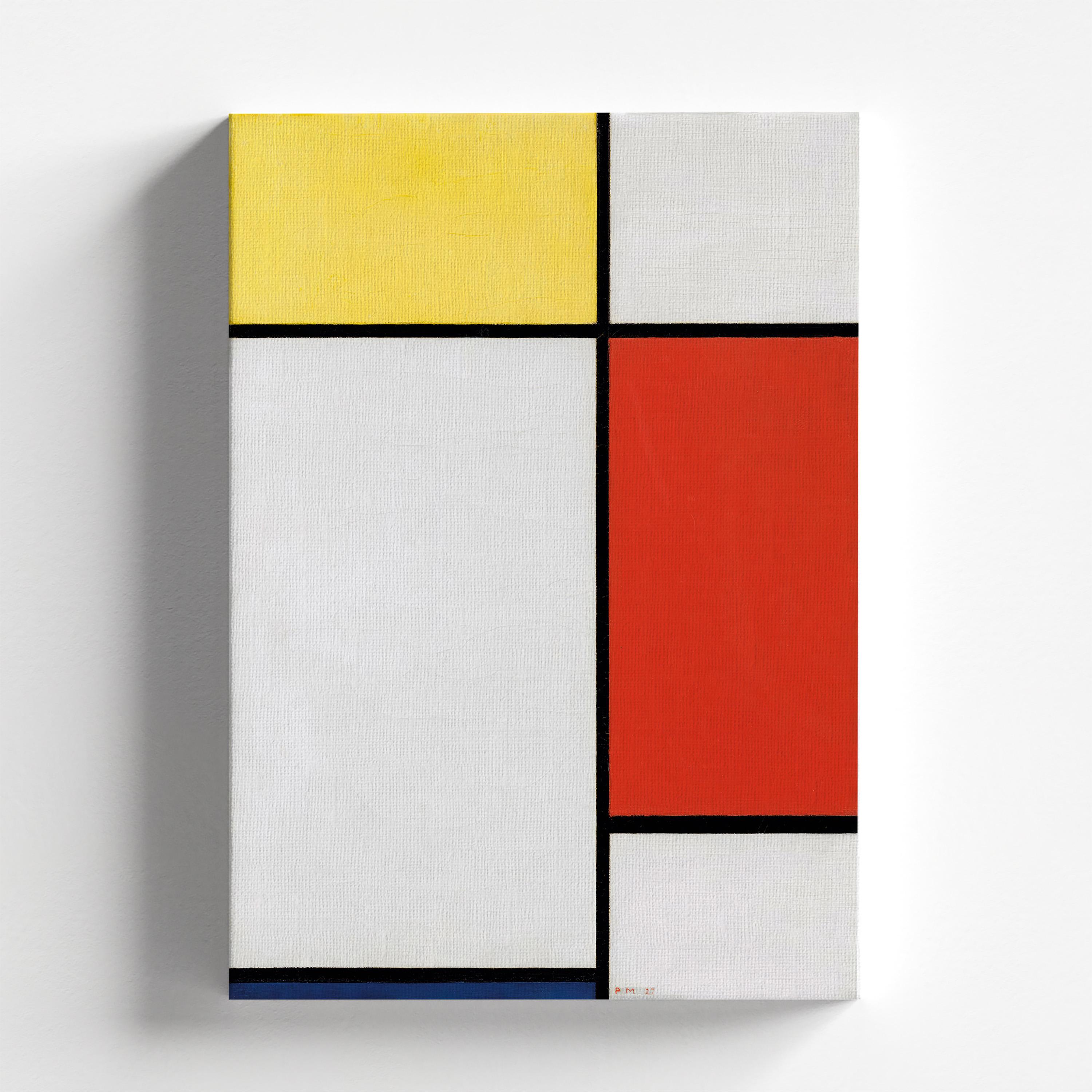 Composition No. II, With Yellow, Red and Blue by Piet Mondrian