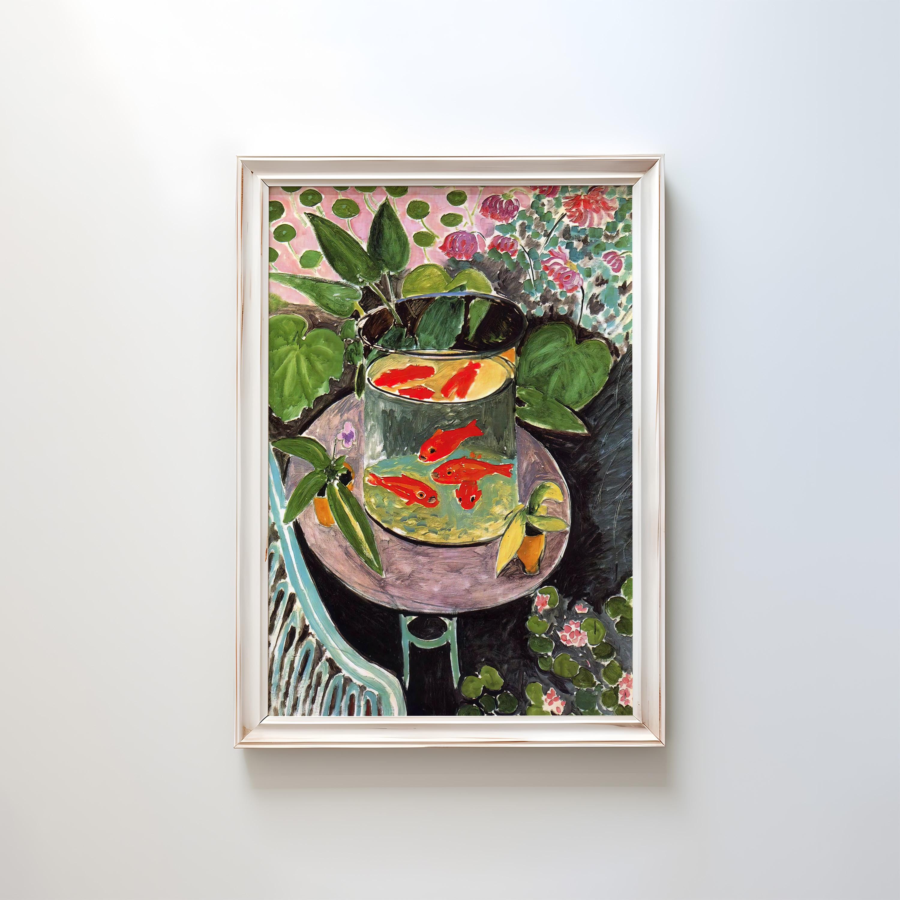 Goldfish by Henri Matisse 1911 | Fauvist Still Life Art Print