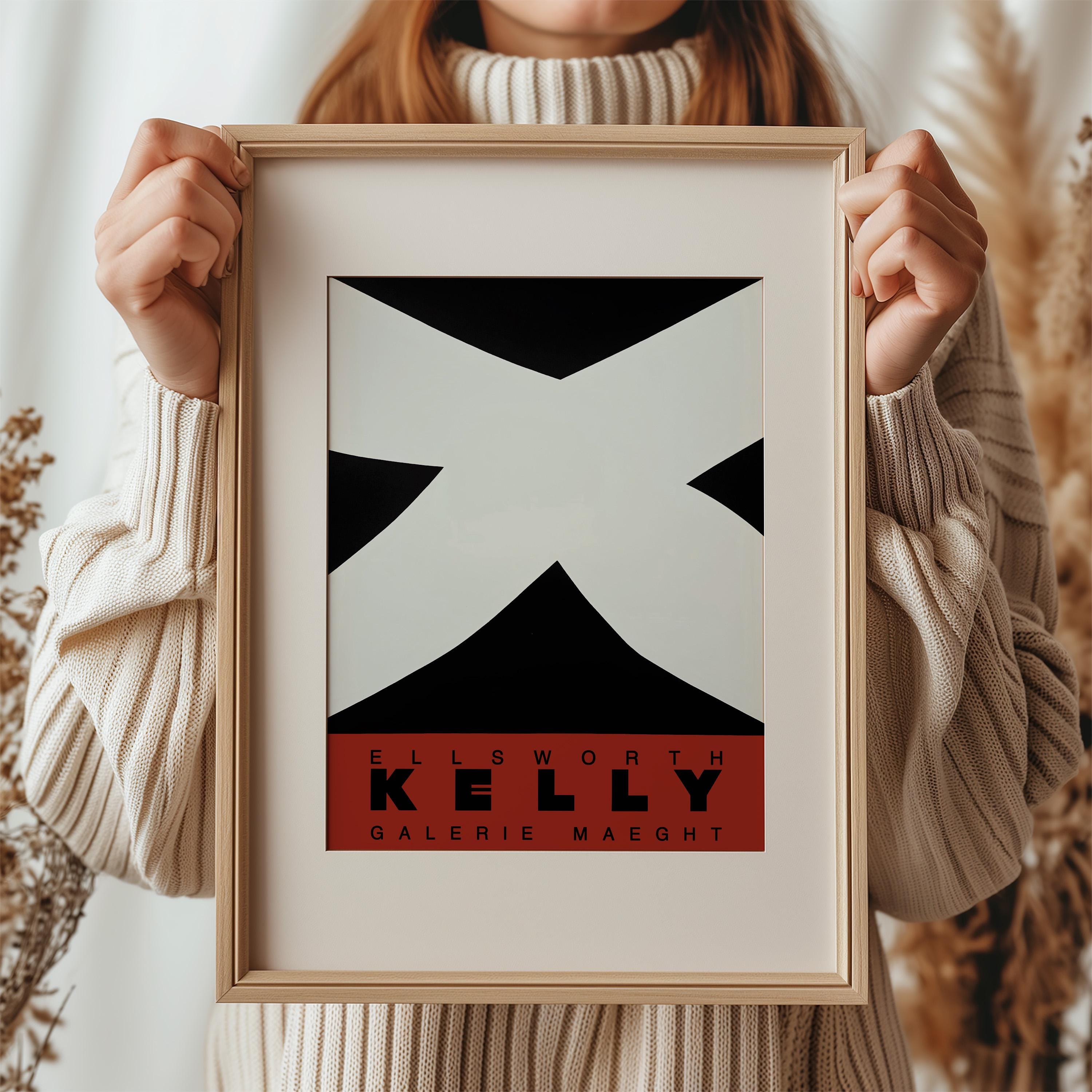 その他 ELLSWORTH KELLY - GALERIE MAEGHT 1958 Ellsworth Kelly Galerie Maeght 1958 Exhibition Poster, Geometric