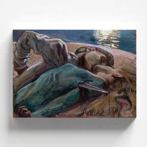 The Lovers by Akseli Gallen-Kallela 1906–17 | Symbolism Art Print (D1101)