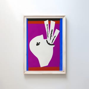 The Sword-Swallower (L&#39;Avaleur de sabres) from &#39;Jazz&#39; by Henri Matisse 1947 | Fauvist Modern Art Print (B4787)