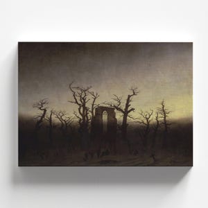 Opactwo w Dąbrowie (Abtei im Eichwald) autorstwa Caspara Davida Friedricha 1809-1810 | Sztuka romantyzmu (B3972)