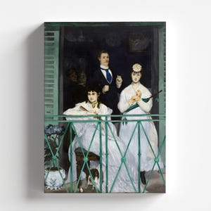 The Balcony by Édouard Manet 1869 | Realism Art Print (B3519)