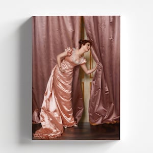 Lauschen von Vittorio Reggianini | Akademischer Kunstdruck (D1117)