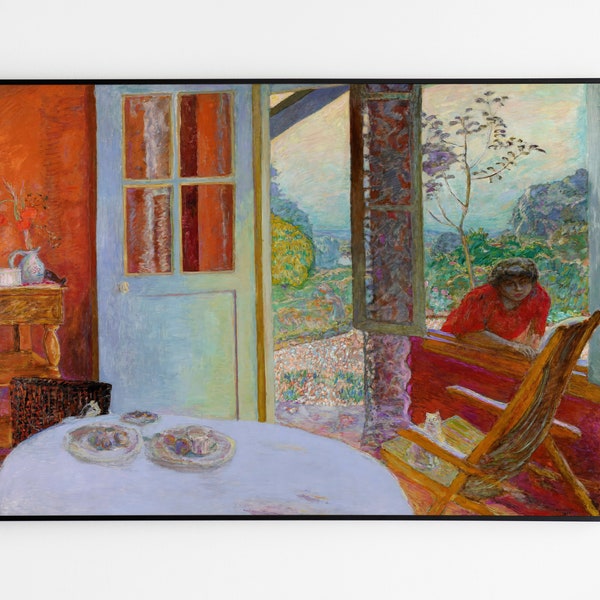 The Dining Room in the Country by Pierre Bonnard 1913 | Intimism, Interior